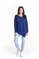 Asymetryczny sweter oversize