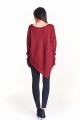 Asymetryczny sweter oversize