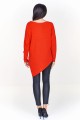 Asymetryczny sweter oversize
