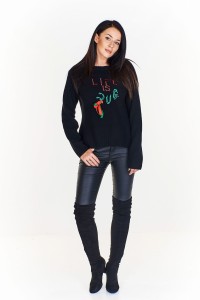 Sweter z oryginalnym wzorem (U)