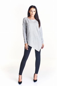 Asymetryczny sweter oversize