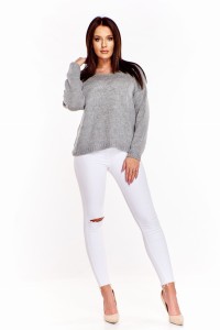 Sweter z wycięciami na plecach  (U)