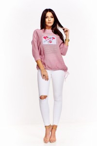 Sweter z nadrukiem  (U)