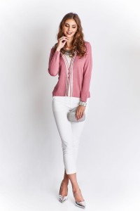 ELEGANCKI SWETEREK Z GUZICZKAMI