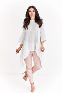 Asymetryczny, oversieze'owy sweter  (U)