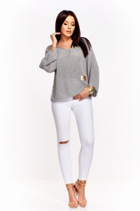 Sweter o drobnym splocie (U)