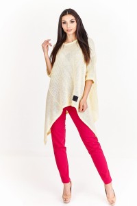 Asymetryczny, oversieze'owy sweter  (U)