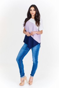 Lekki sweter z krótkim rękawem