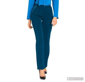 Spodnie materiałowe z baskinką