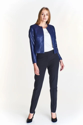 Żakiet a'la przetarta skóra