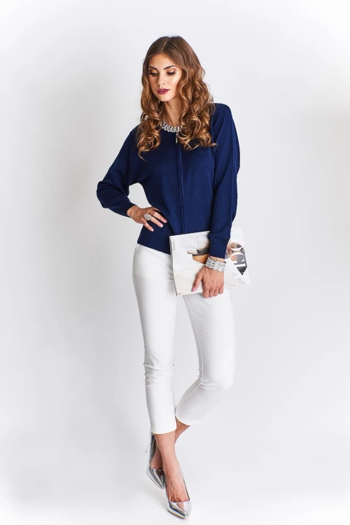 Zapinany sweter