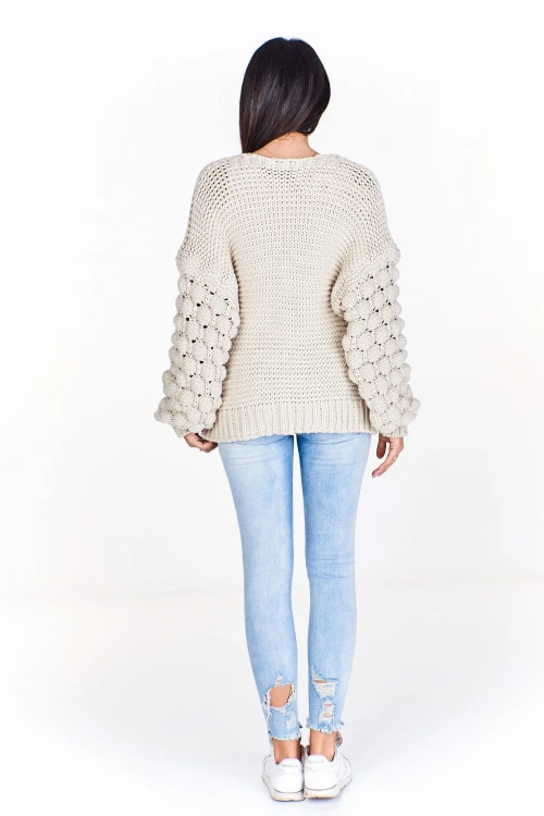 Gruby sweter oversize (U)