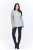 Oversiz'owy sweter z pęknieciami na rękawach  (U)