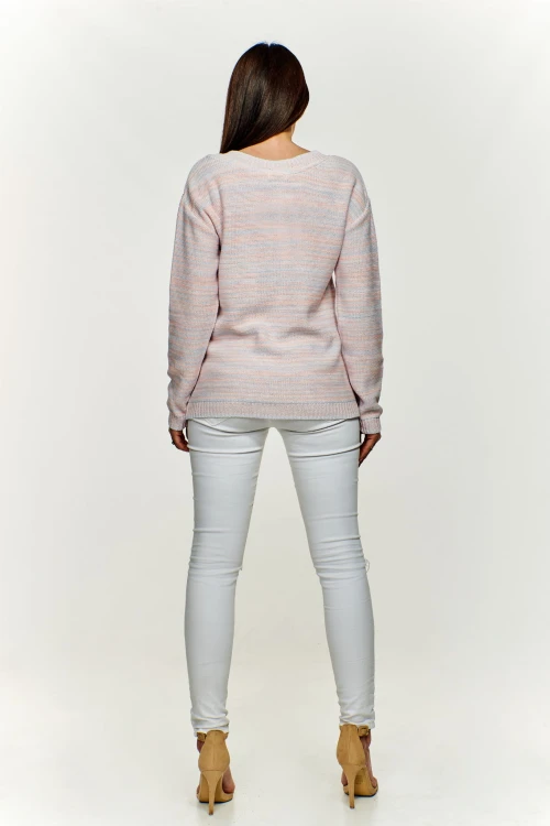 Melanżowy sweter