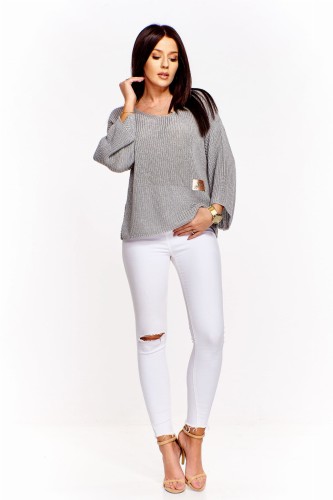 Sweter o drobnym splocie (U)