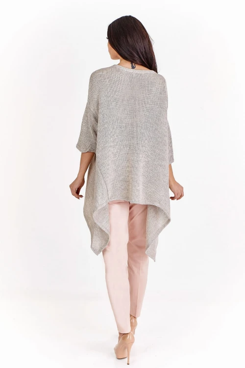 Asymetryczny, oversieze'owy sweter  (U)