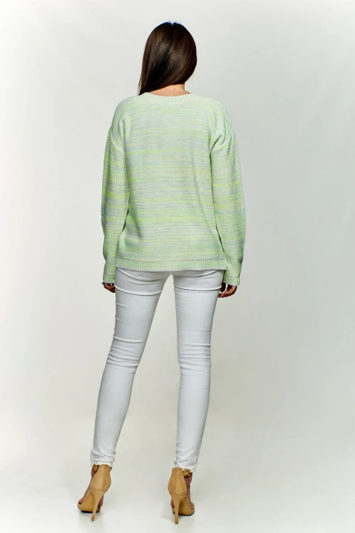 Melanżowy sweter